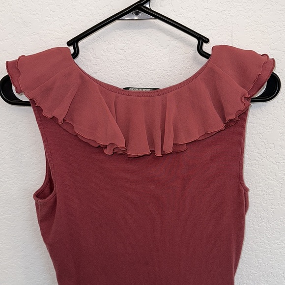 DIVORCE CLEARANCE-TAKING OFFERS BarbieCore Ralph Lauren Ruffled Tank - Picture 8 of 10